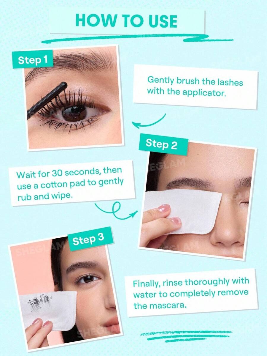 SHEGLAM ماسكارا شفافة للرموش معالجة للتكثيف و زيادة الطول