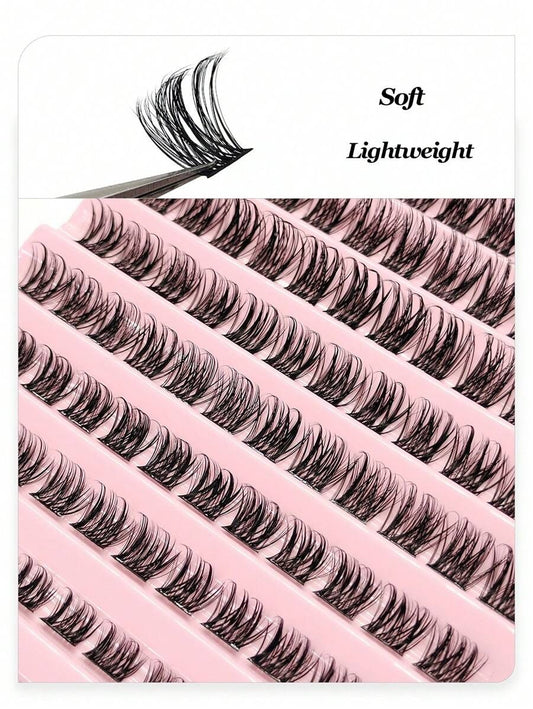 SHEIN Asiteo  طقم 120 قطعة من الرموش الناعمة والخفيفة