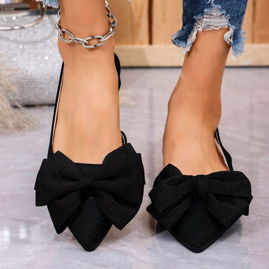 SHEIN صندل نسائي أنيق لون أسود