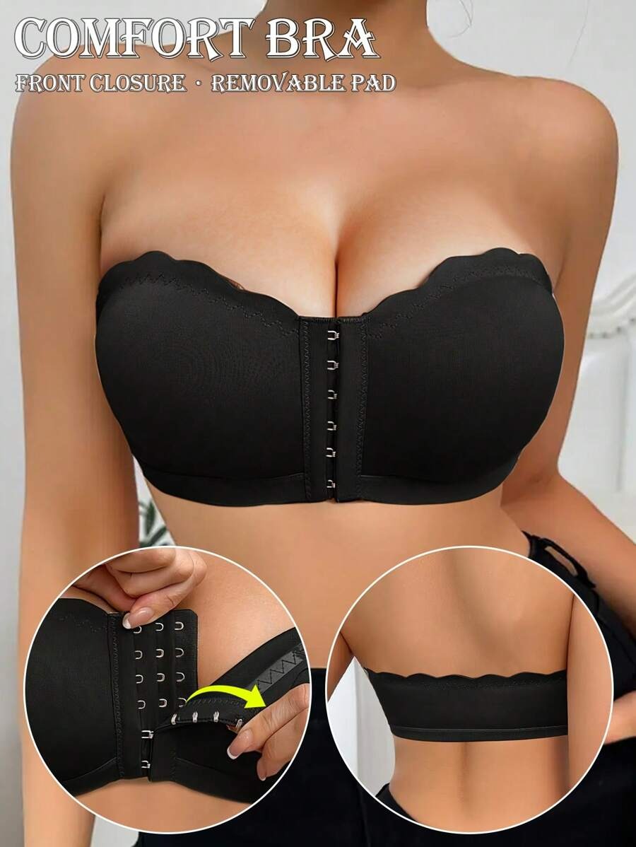 SHEIN حمالة صدر بلون أسود