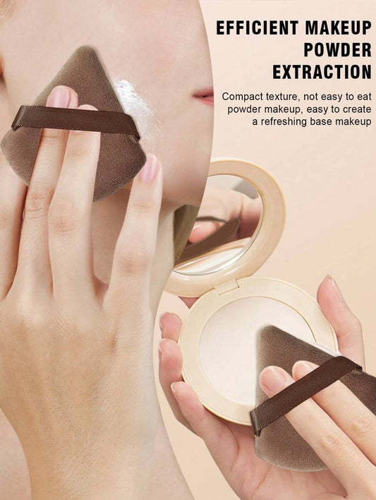 SHEIN طقم إسفنجات مكياج ٥ قطع  لون قهوة بني