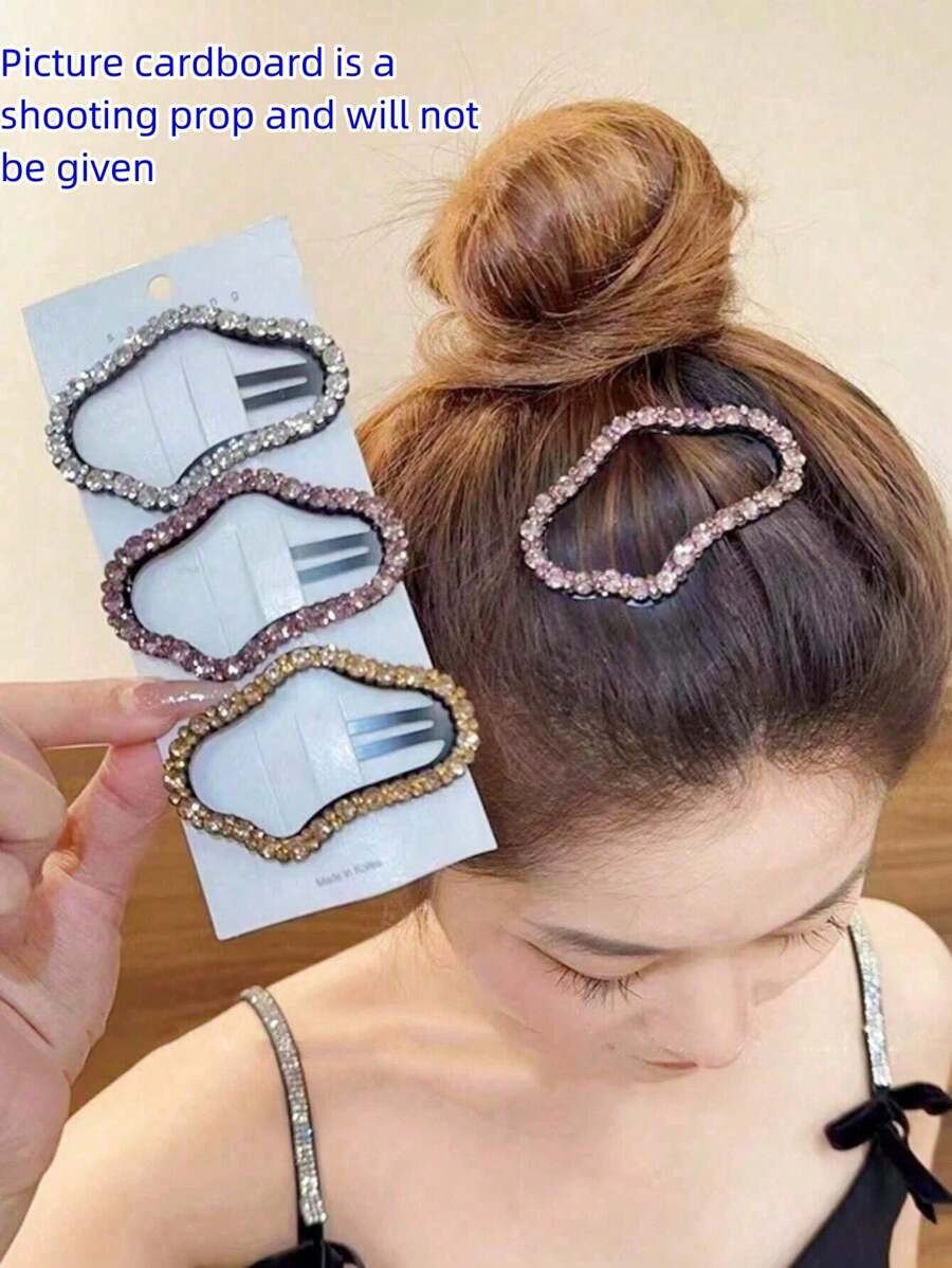SHEIN مجموعة 4 مشابك شعر