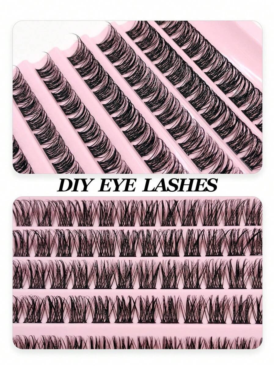 SHEIN Asiteo طقم 120 قطعة من الرموش الناعمة والخفيفة