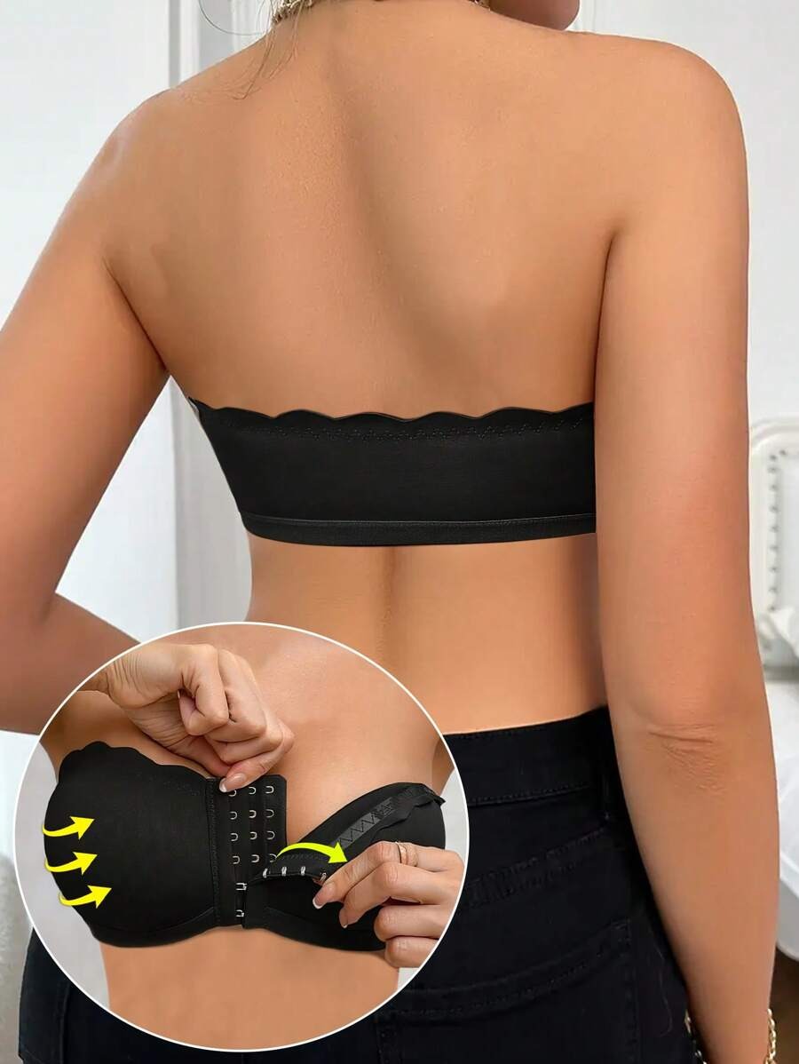 SHEIN حمالة صدر بلون أسود
