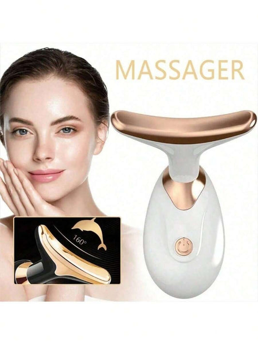 SHEIN جهاز تدليك كهربائي للوجه والذقن بلون أبيض