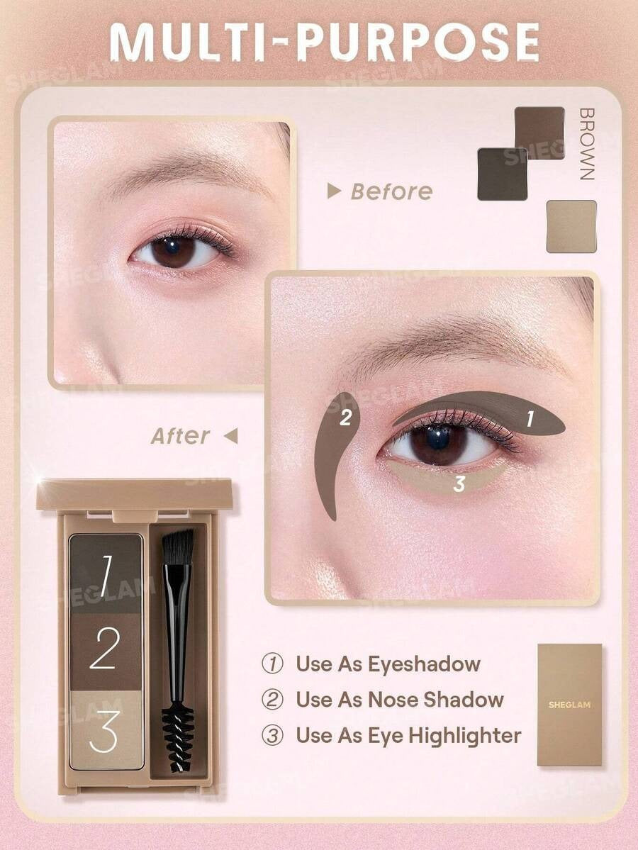 SHEGLAM Puff Olive علبة ظلال حواجب