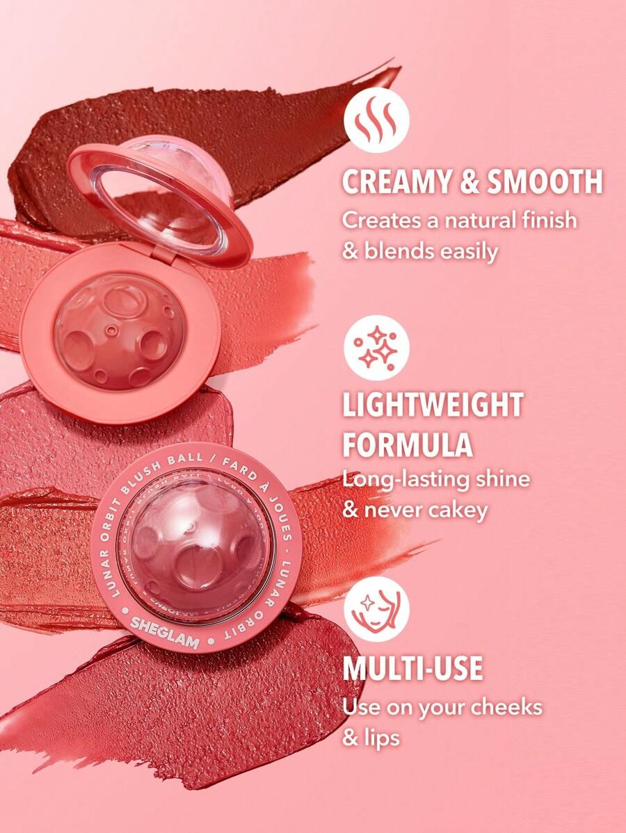 SHEGLAM Lunar Orbit Blush Ball – Astrid أحمر خدود كريمي