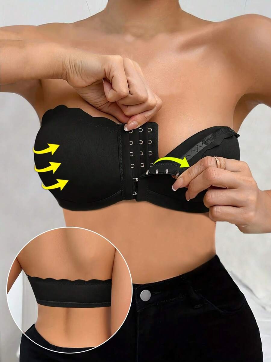 SHEIN حمالة صدر بلون أسود