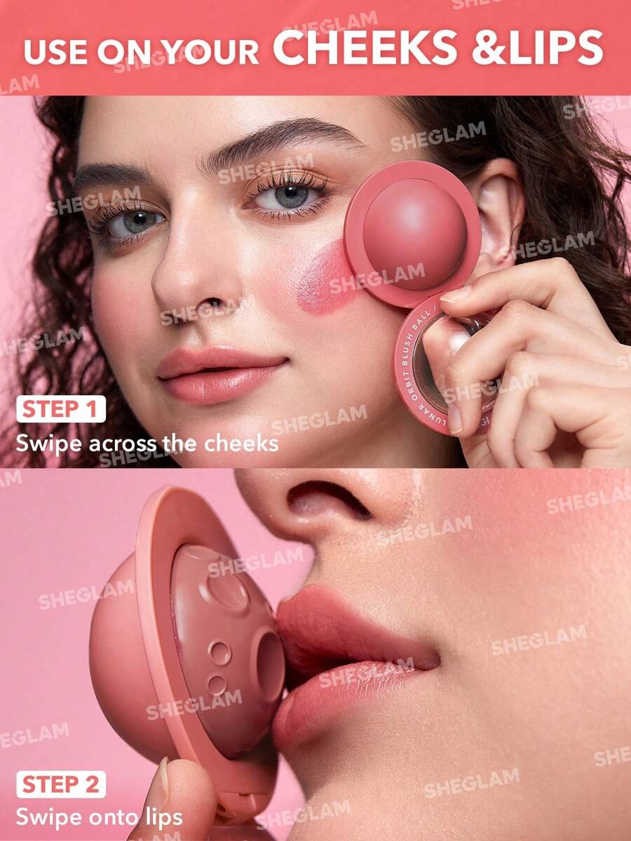 SHEGLAM Lunar Orbit Blush Ball – Astrid أحمر خدود كريمي