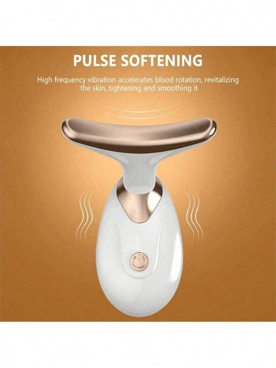SHEIN جهاز تدليك كهربائي للوجه والذقن بلون أبيض