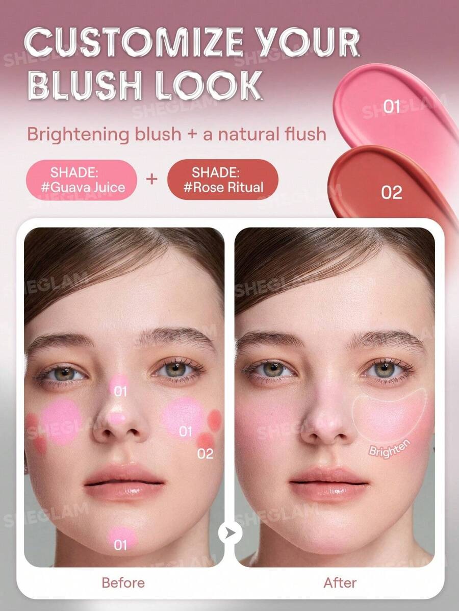 SHEGLAM Buttery Bliss Guava Juice أحمر خدود كريمي