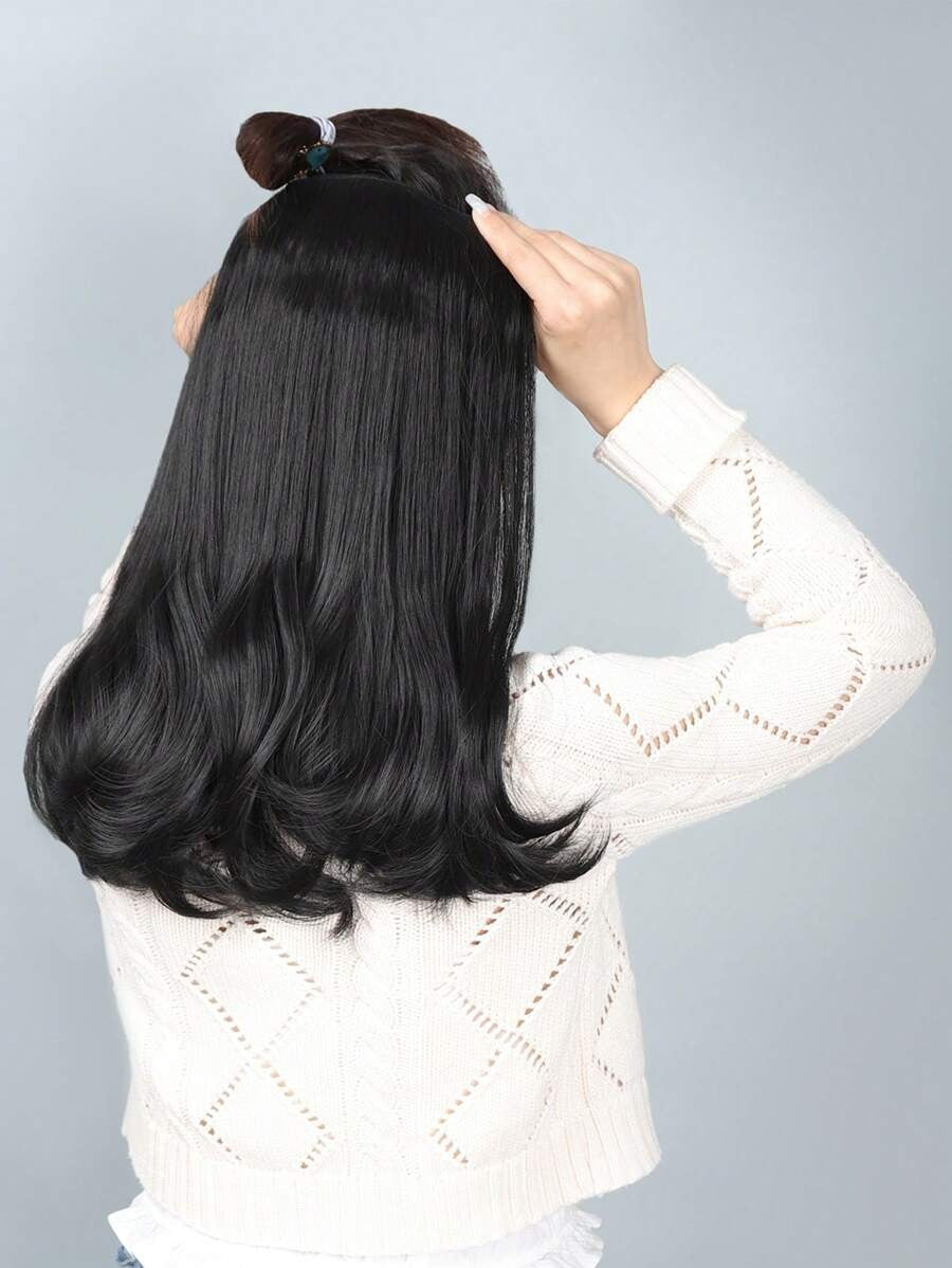 SHEIN وصلة شعر مجعد قصيرة بمشبك