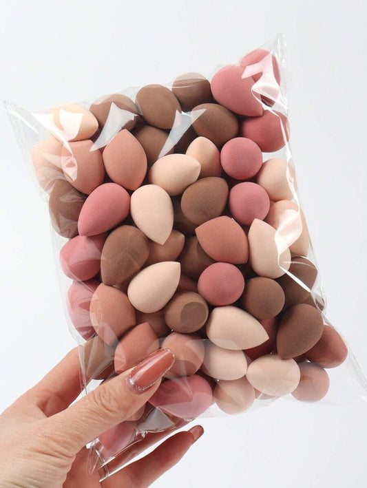 SHEIN مجموعة إسفنجات مكياج صغيرة متعددة الألوان