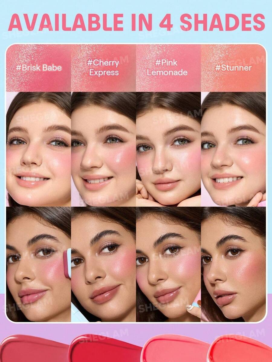 SHEGLAM Glass Glow Pink Lemonade أحمر خدود