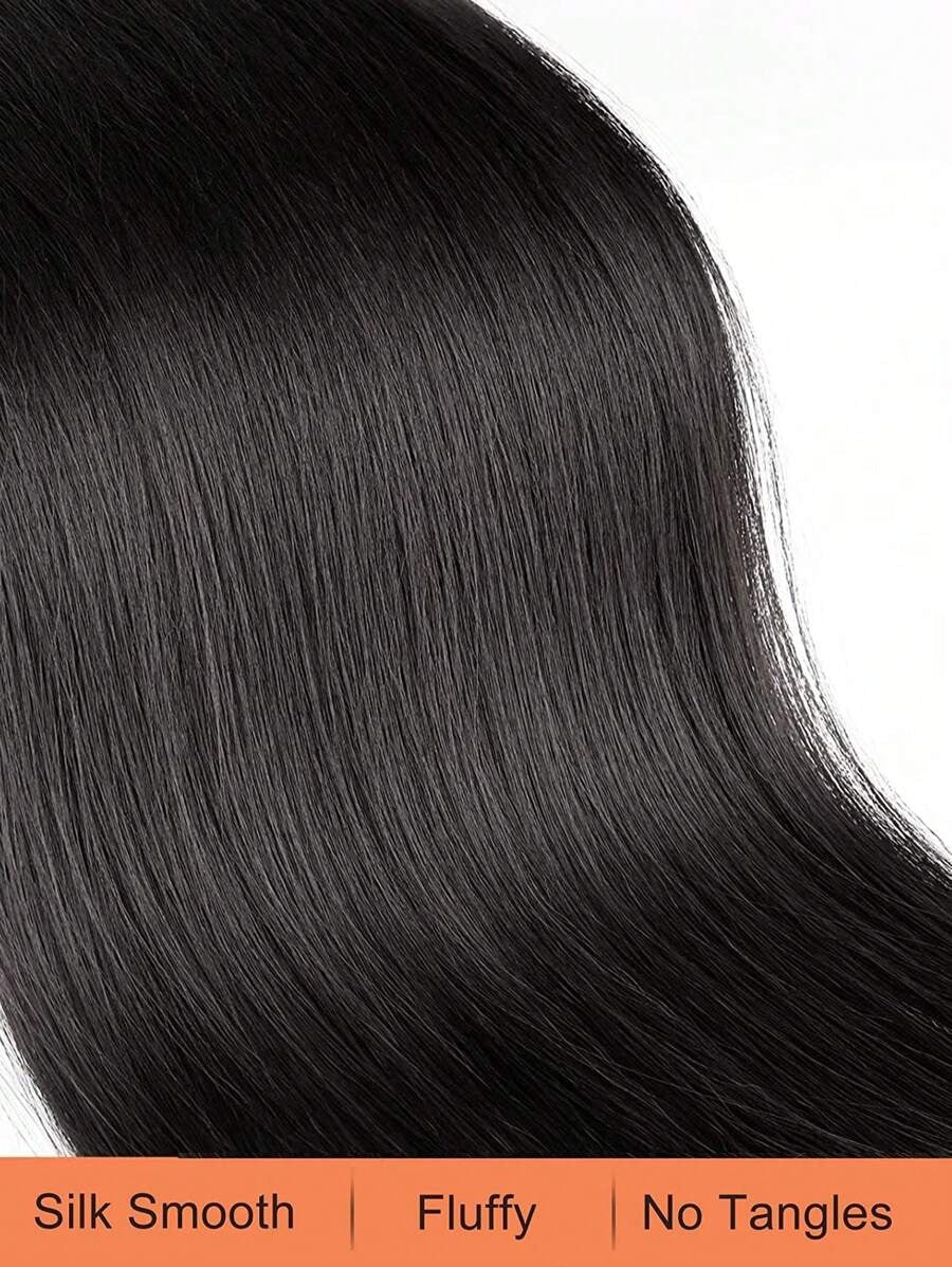 SHEIN إكستنشن شعر مستقيم طويل بـ 5 مشابك