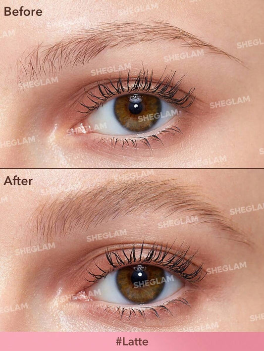 SHEGALM Brow-Fection قلم جل للحواجب بفرشاة دقيقة