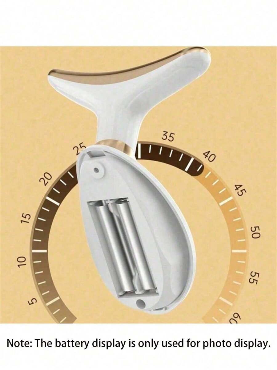 SHEIN جهاز تدليك كهربائي للوجه والذقن بلون أبيض