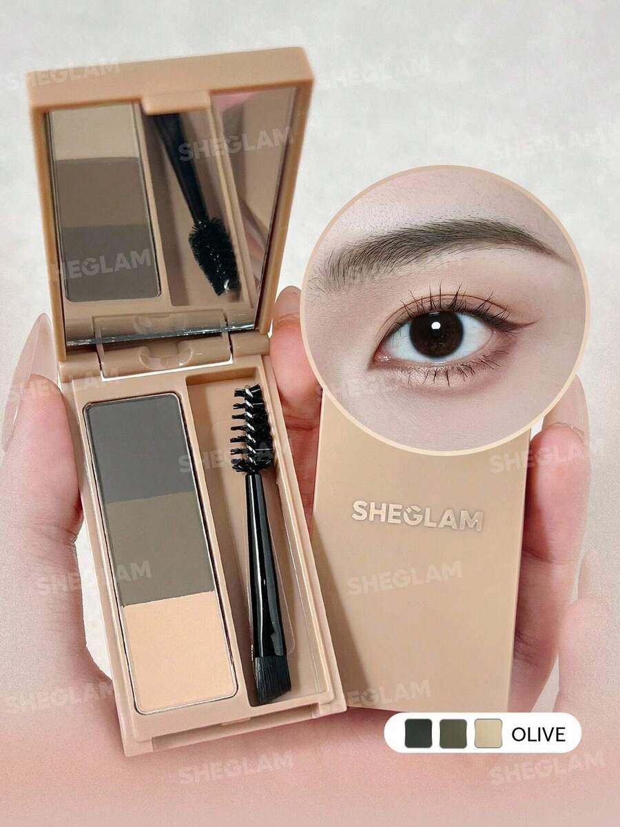 SHEGLAM Puff Olive علبة ظلال حواجب