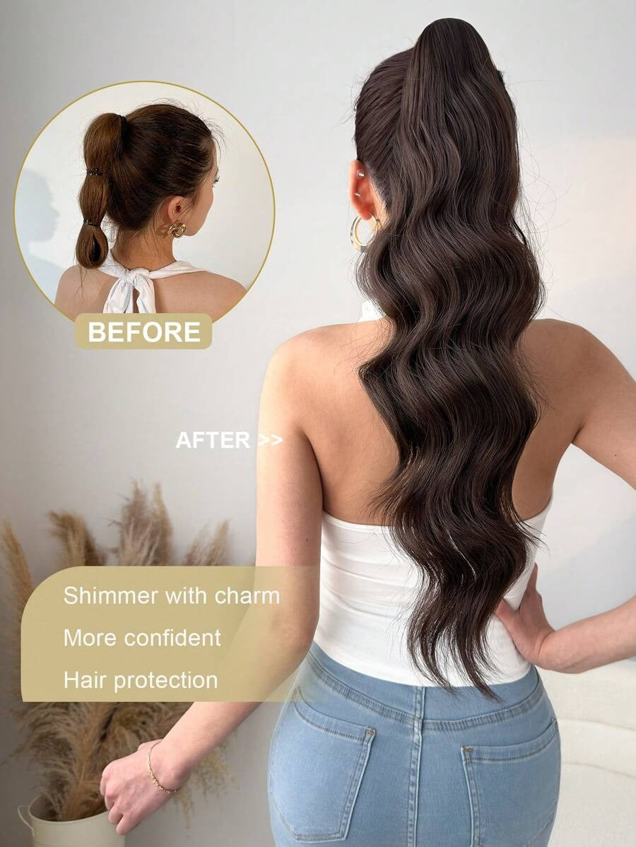 SHEIN ذيل حصان وتر ويف تموجات ناعمة