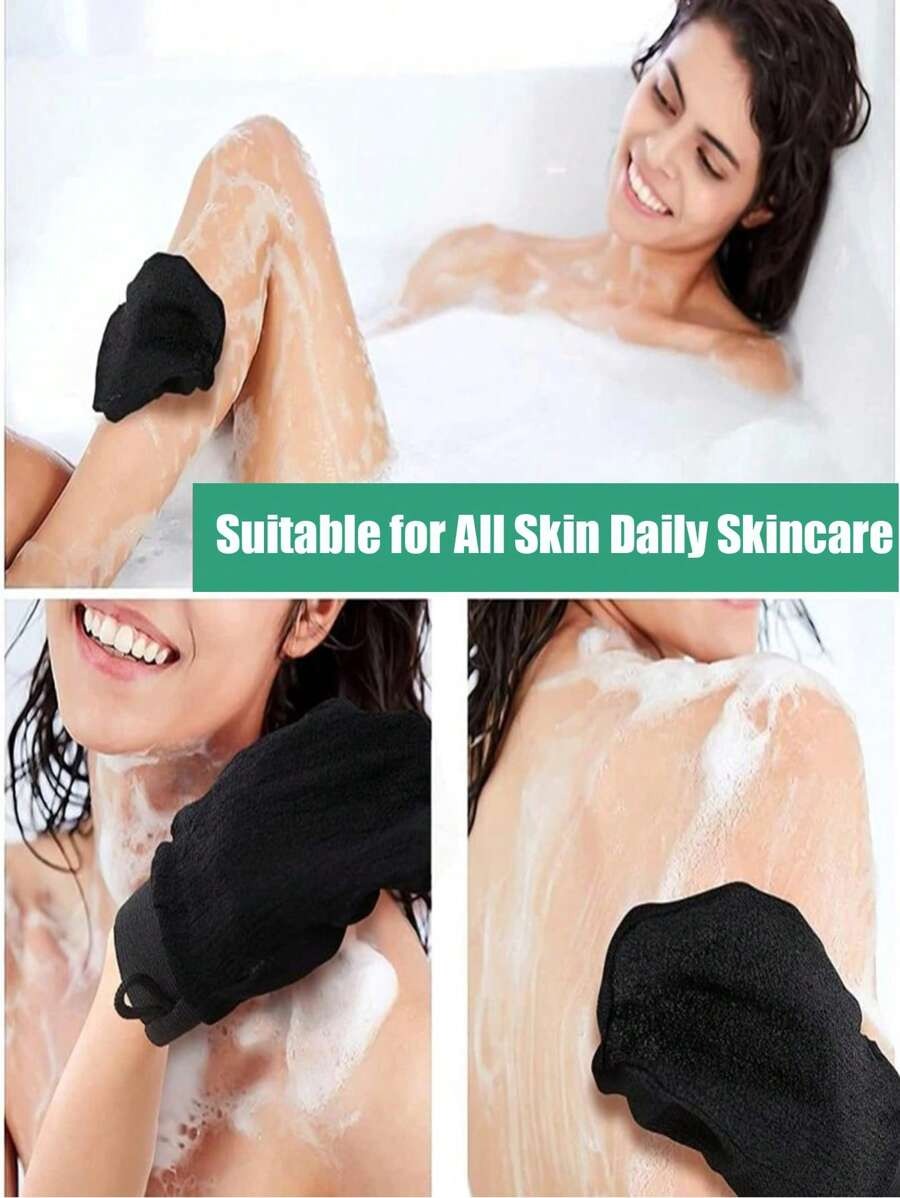 SHEIN قفاز استحمام مغربي لتقشير الجسم والوجه