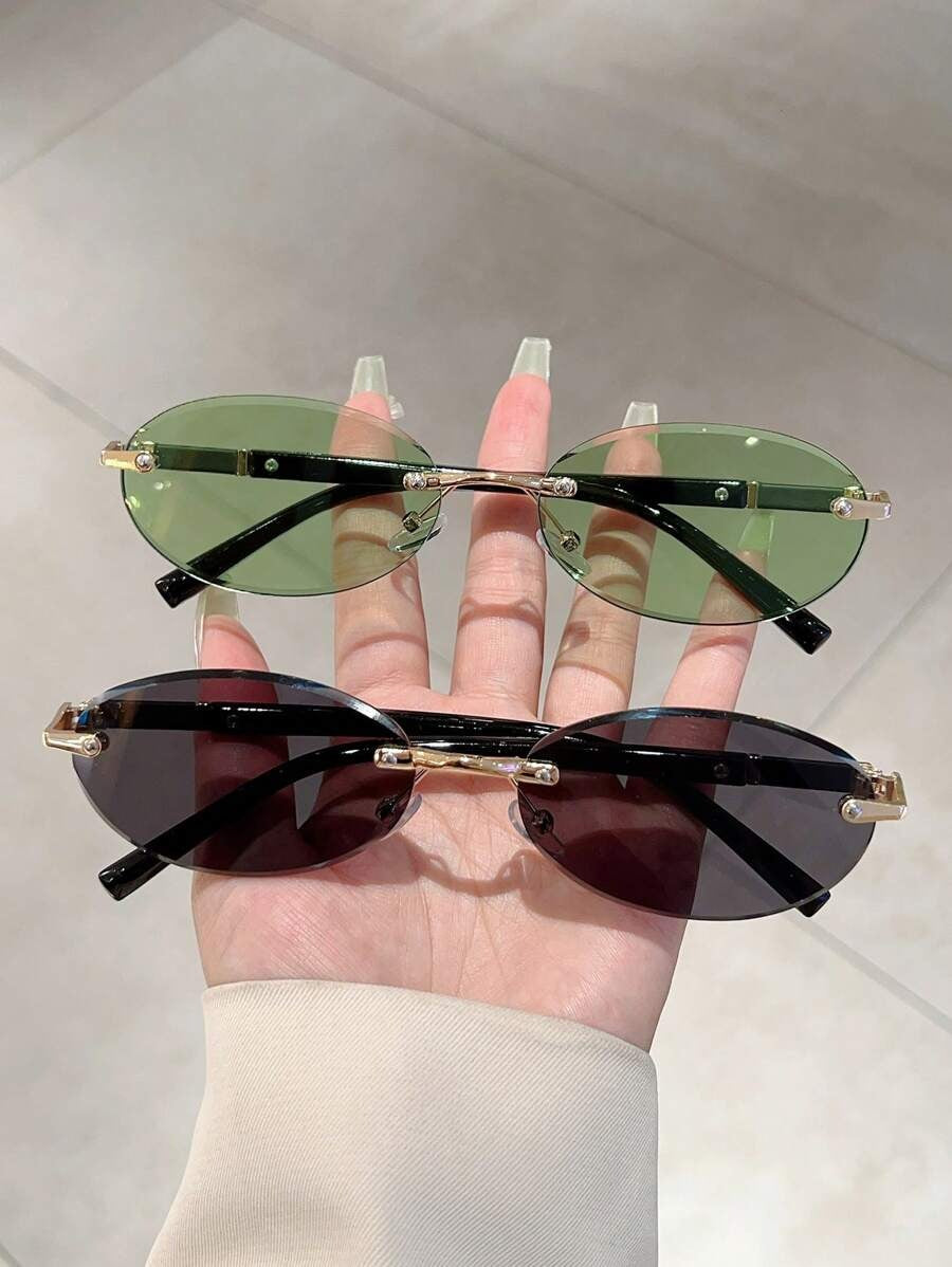 SHEIN نظارة نسائية بيضاوية