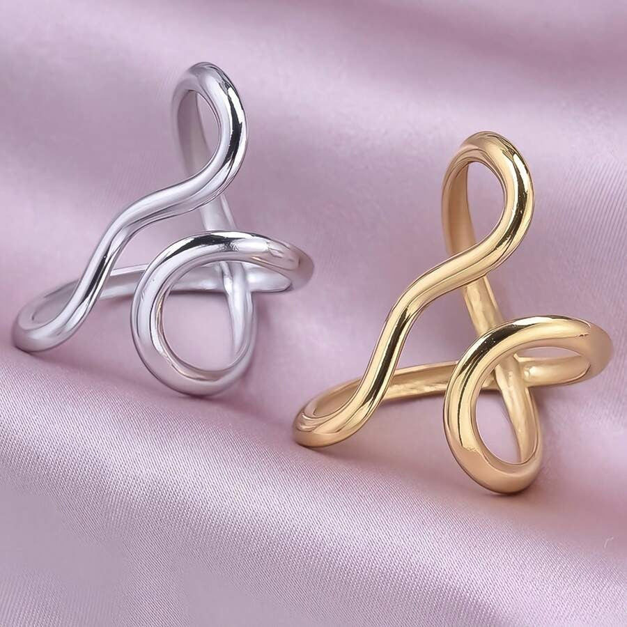 SHEIN خاتم ذهبي– قطعة وحدة