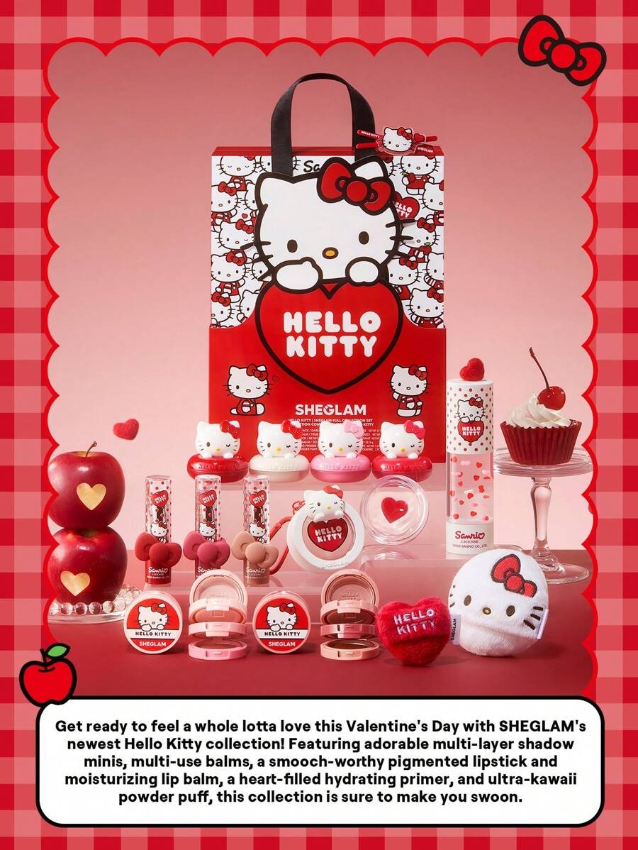 SHEGLAM Hello Kitty كريم أحمر خدود و للشفايف