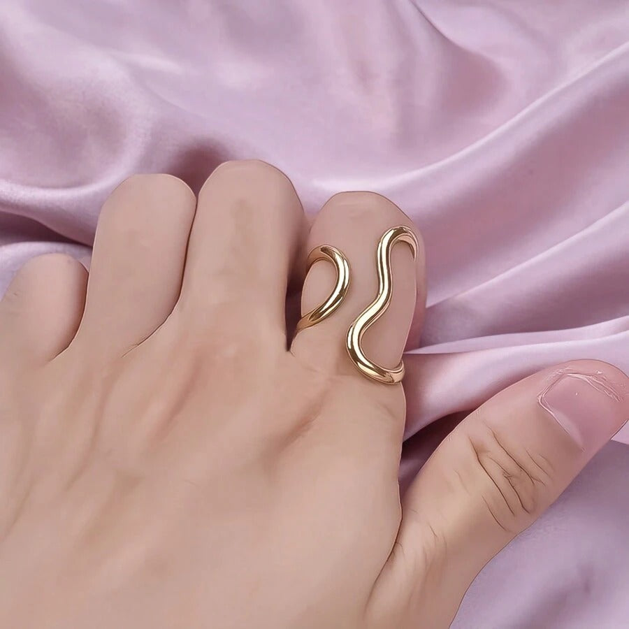SHEIN خاتم ذهبي– قطعة وحدة