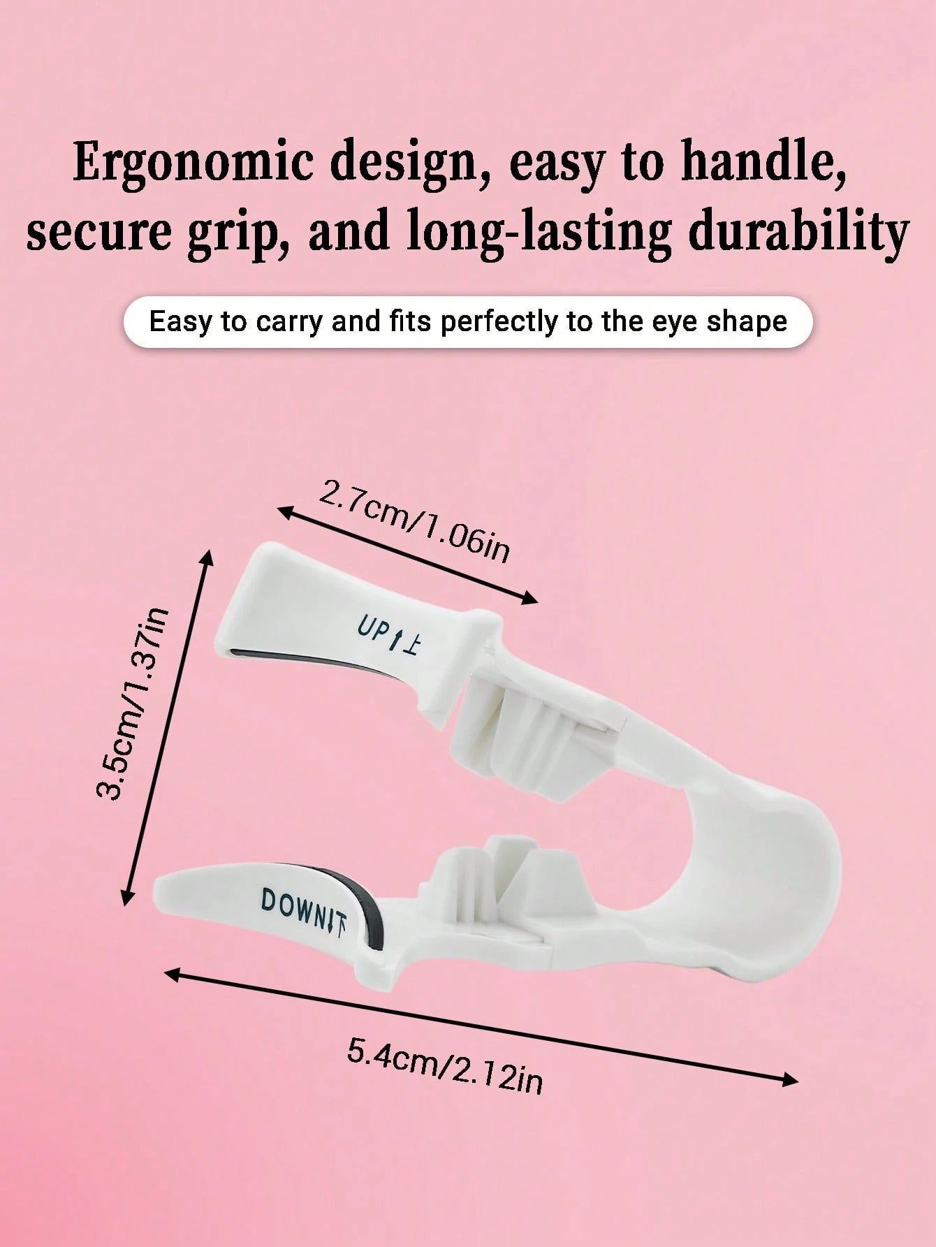 SHEIN صندوق رموش نصفية مغناطيسية مع ملقط طبيعية