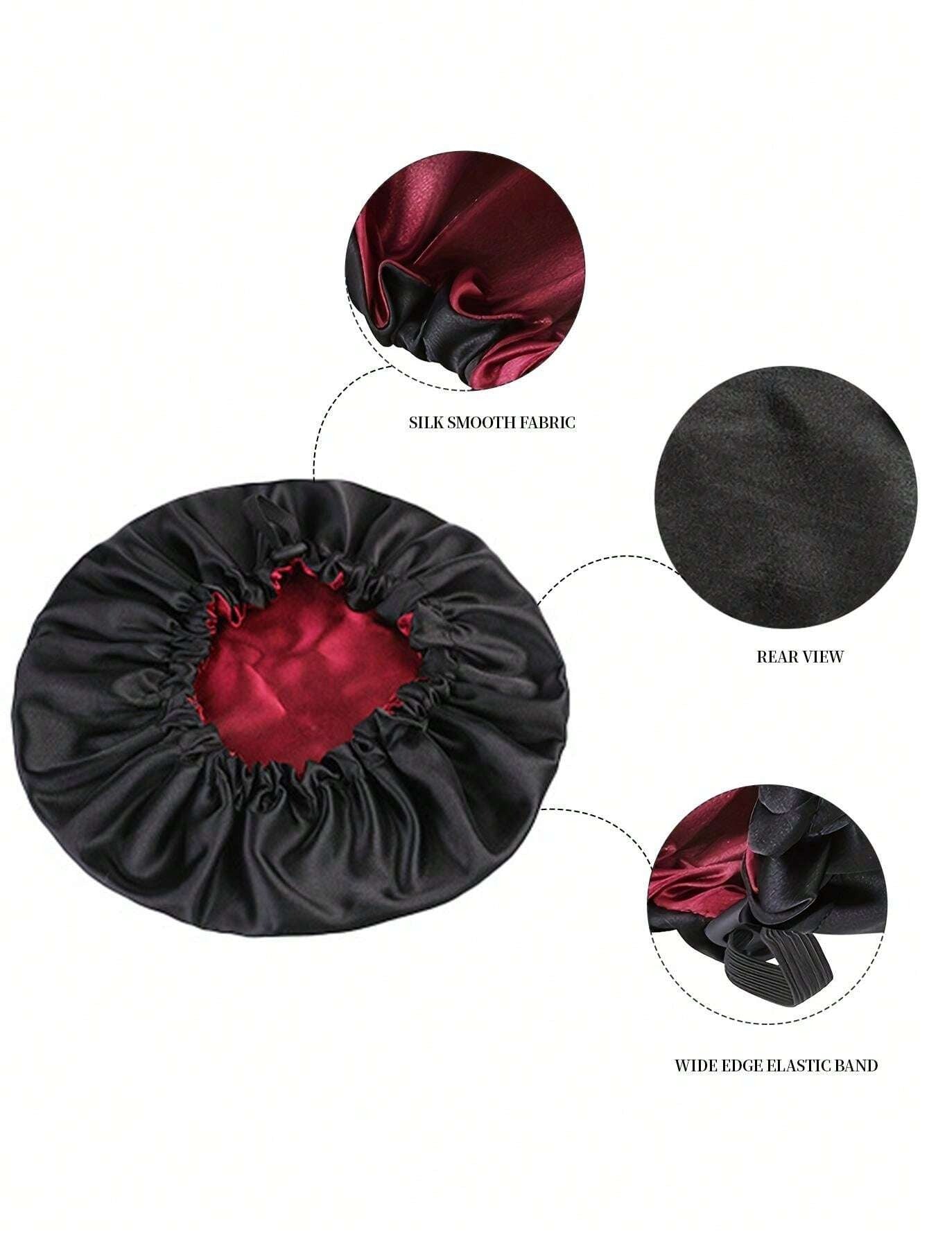 SHEIN قبعة نوم ساتان مزدوجة بطبقتين