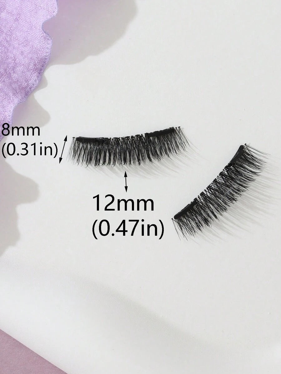 SHEIN زوج رموش مغناطيسية طويلة وكثيفة