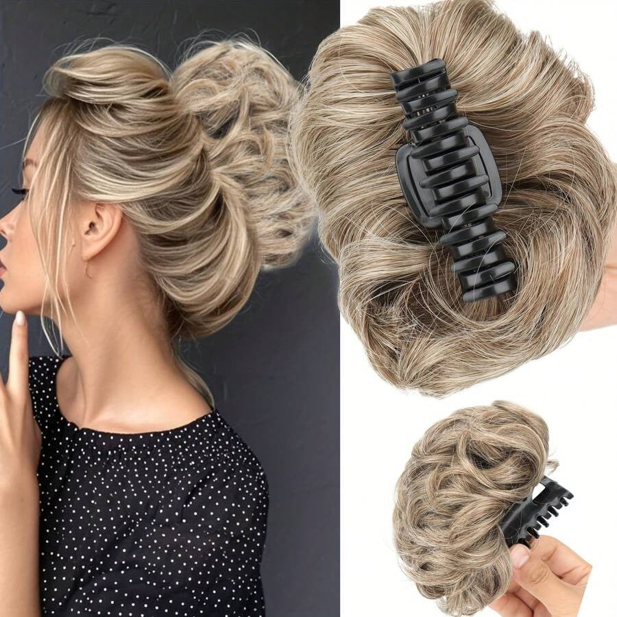 SHEIN شعر اصطناعي على شكل كعكة