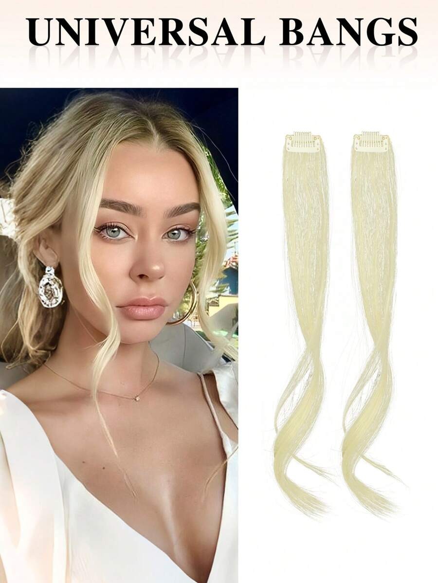 SHEIN قطعتين وصلات شعر مجعد بضفيرتين جانبيتين (12 بوصة)