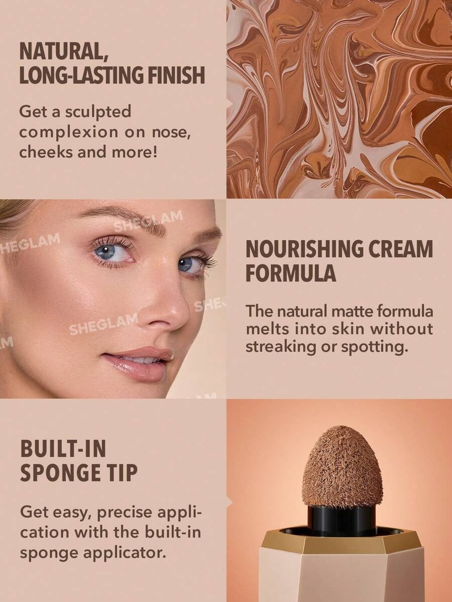 SHEGLAM Tawny Amber كونتور سائل بلون بني فاتح
