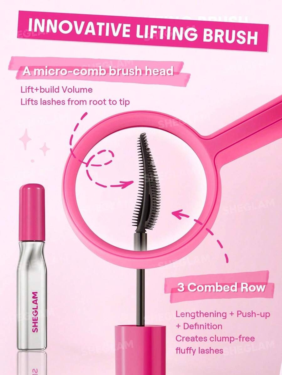 SHEGLAM Up &Out ماسكارا عملية تعطي طول وكثافة للرموش