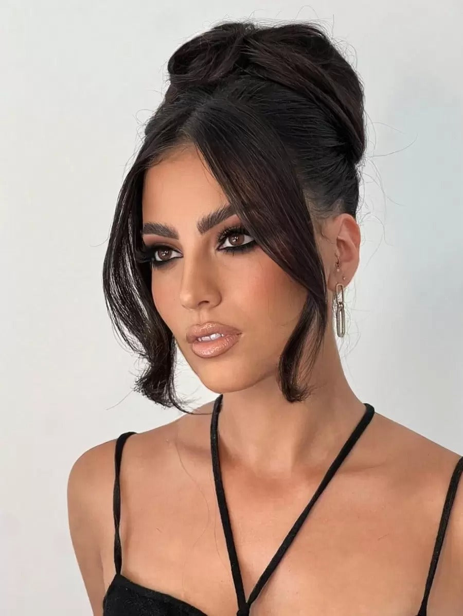 SHEIN خصل شعر أمامية بمشبك مخفي تغطية جانبية ناعمة