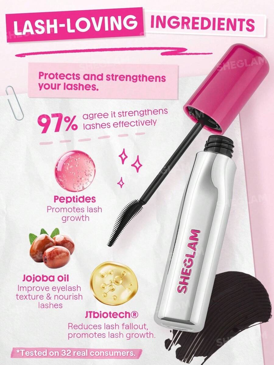 SHEGLAM Up &Out ماسكارا عملية تعطي طول وكثافة للرموش