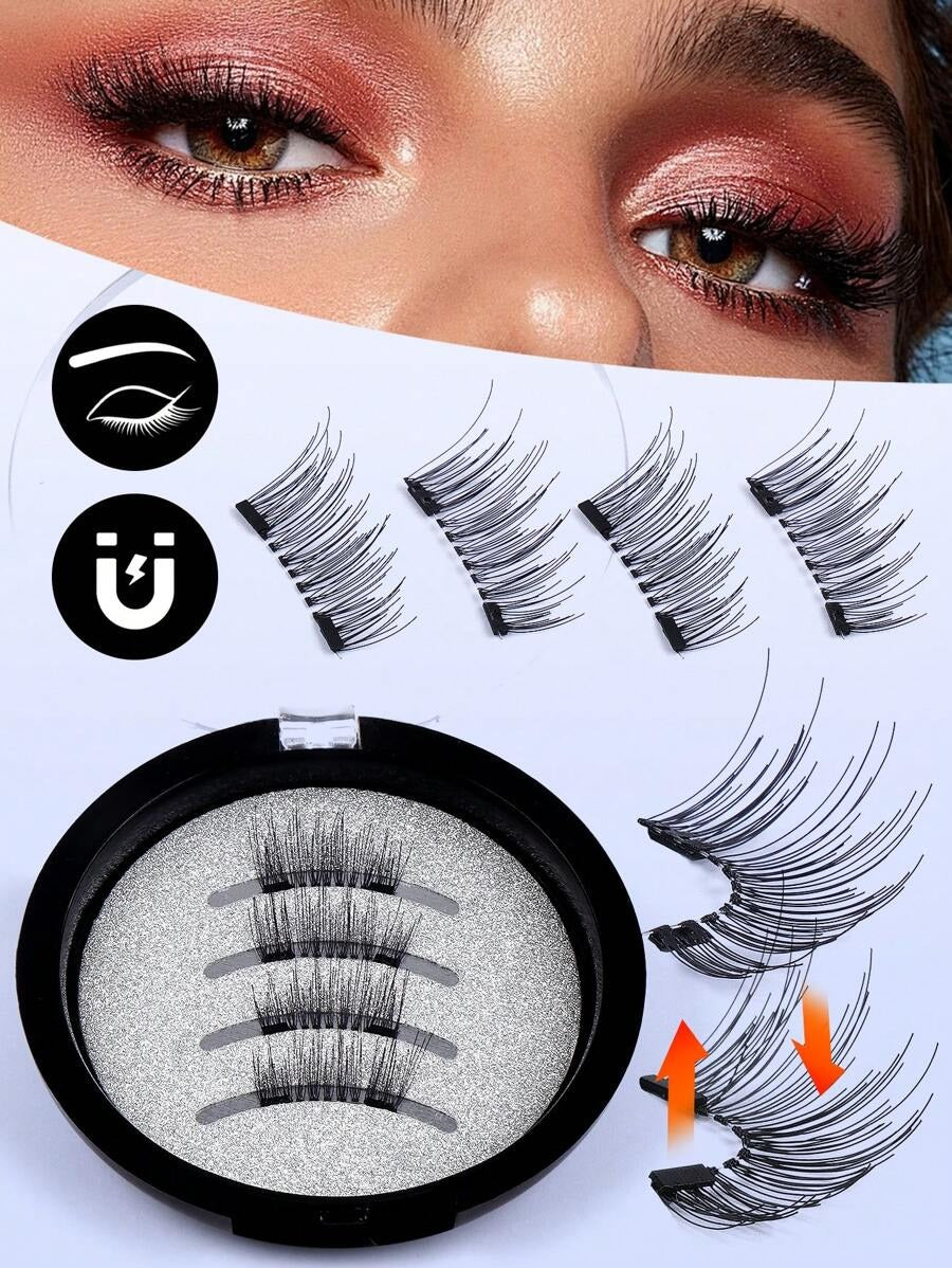 SHEIN MAGEFY CC Curl زوج رموش نصّية خفيفة