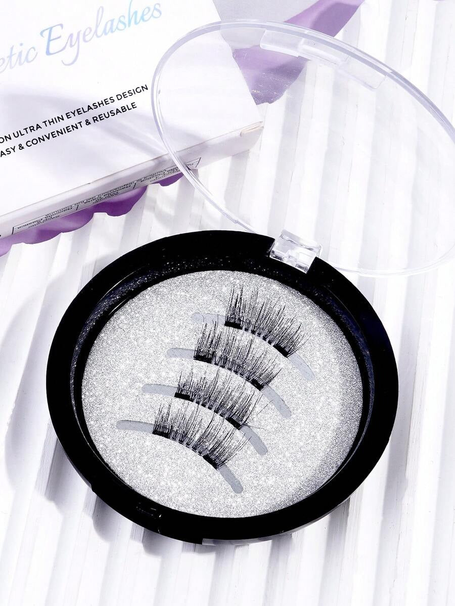 SHEIN MAGEFY CC Curl زوج رموش نصّية خفيفة