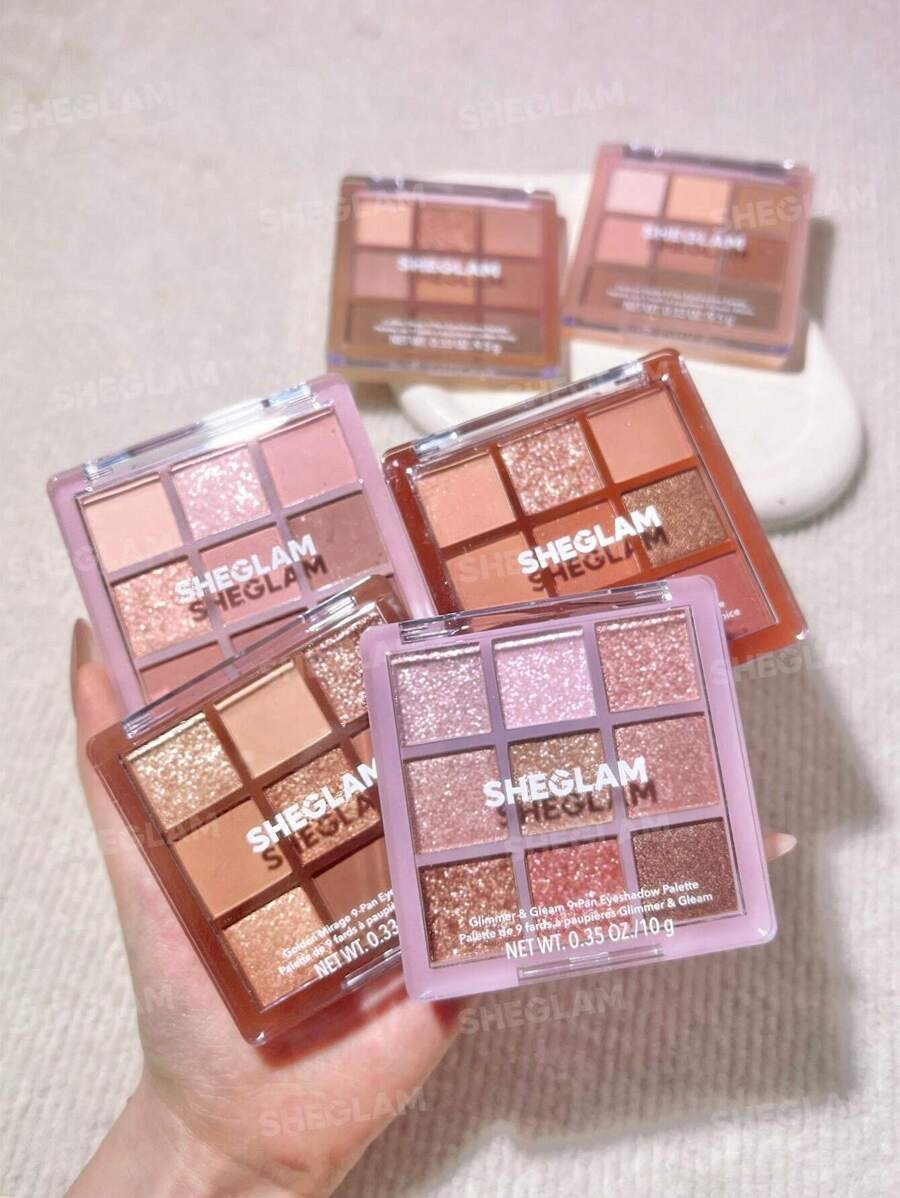 SHEGLAM Glimmer & Gleam باليت ظلال عيون