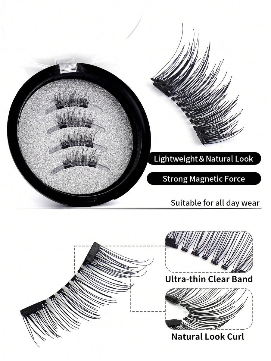 SHEIN MAGEFY CC Curl زوج رموش نصّية خفيفة