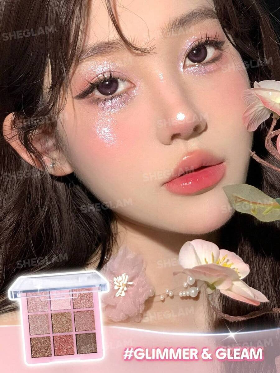 SHEGLAM Glimmer & Gleam باليت ظلال عيون