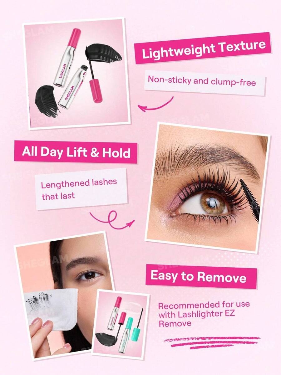 SHEGLAM Up &Out ماسكارا عملية تعطي طول وكثافة للرموش