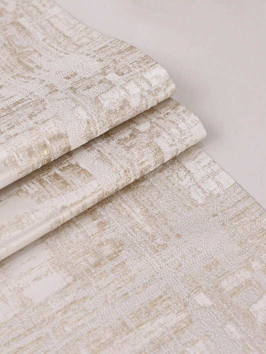 SHEIN مفرش طاولة جاكار معدني بنمط هندسي للمنزل