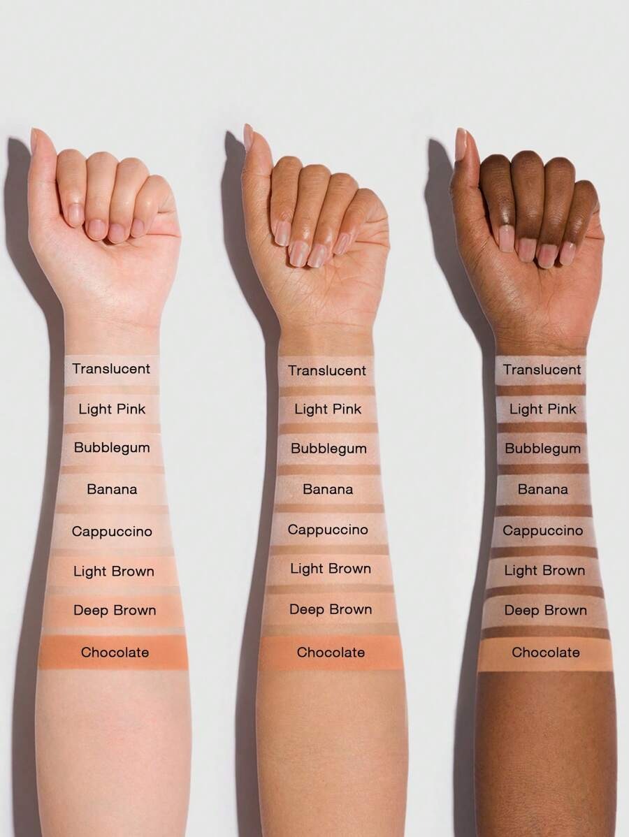 SHEGLAM Deep Brown بودرة سائبة خفيفة تمنع اللمعان الزائد وتنعم الخطوط الدقيقة