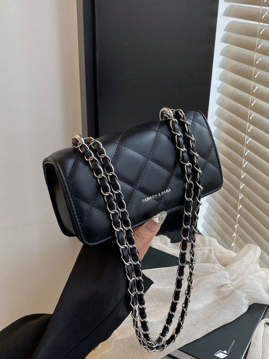 SHEIN حقيبة يد وكتف بتصميم سلسلة أنيق للتنقل