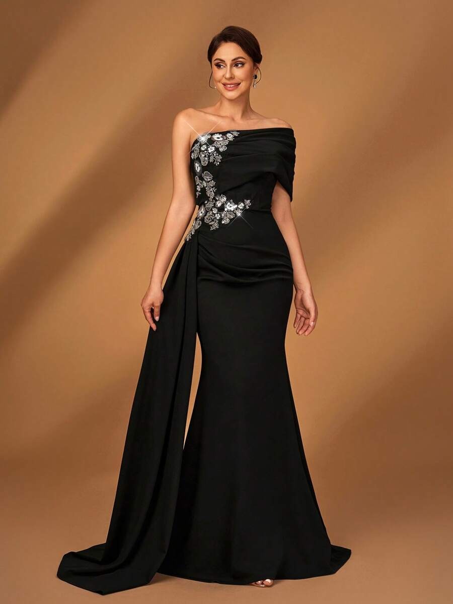 SHEIN Serin فستان ماكسي أنيق