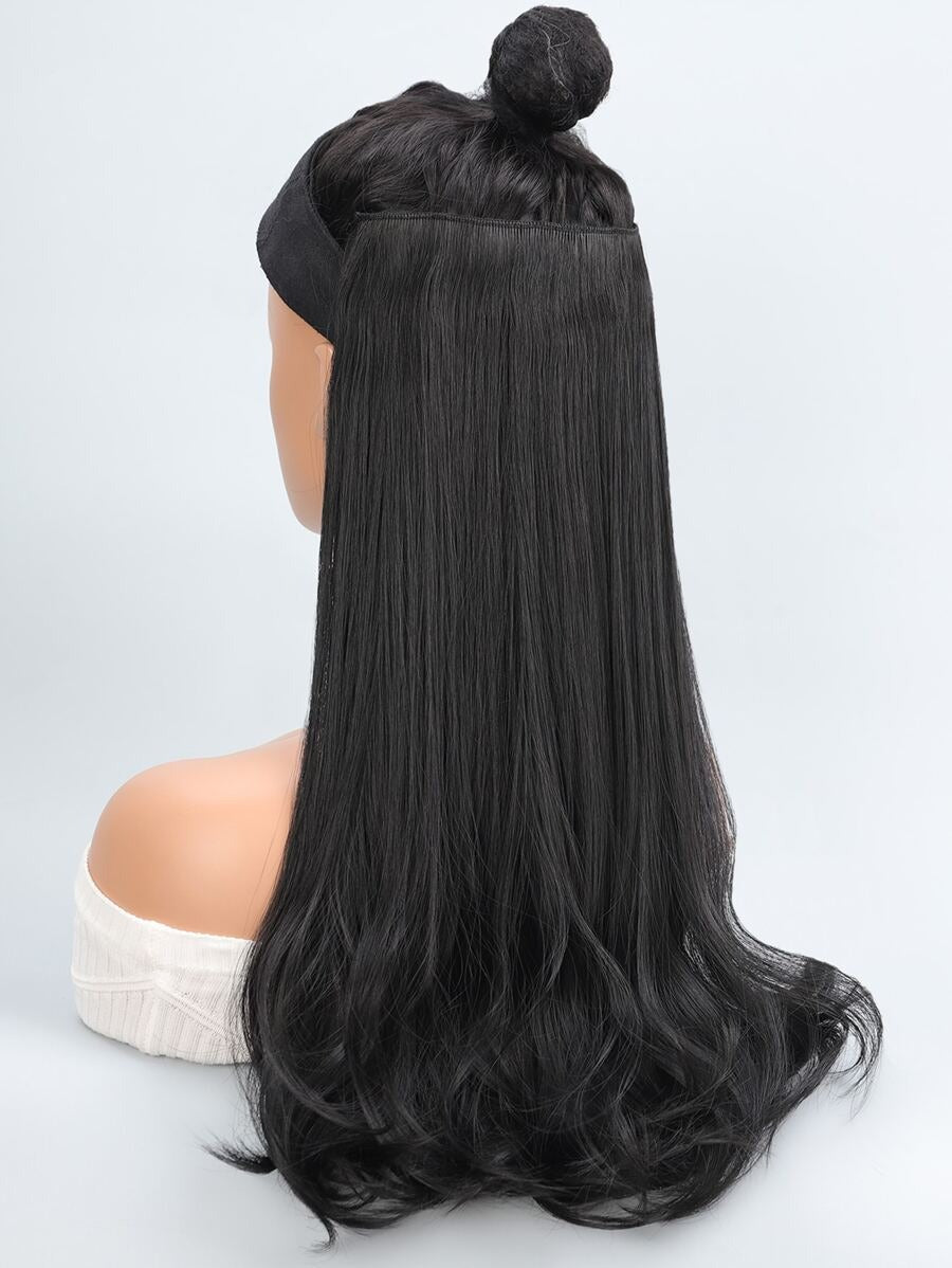 SHEIN وصلة شعر بمشبك ستايل مموج طبيعي أسود