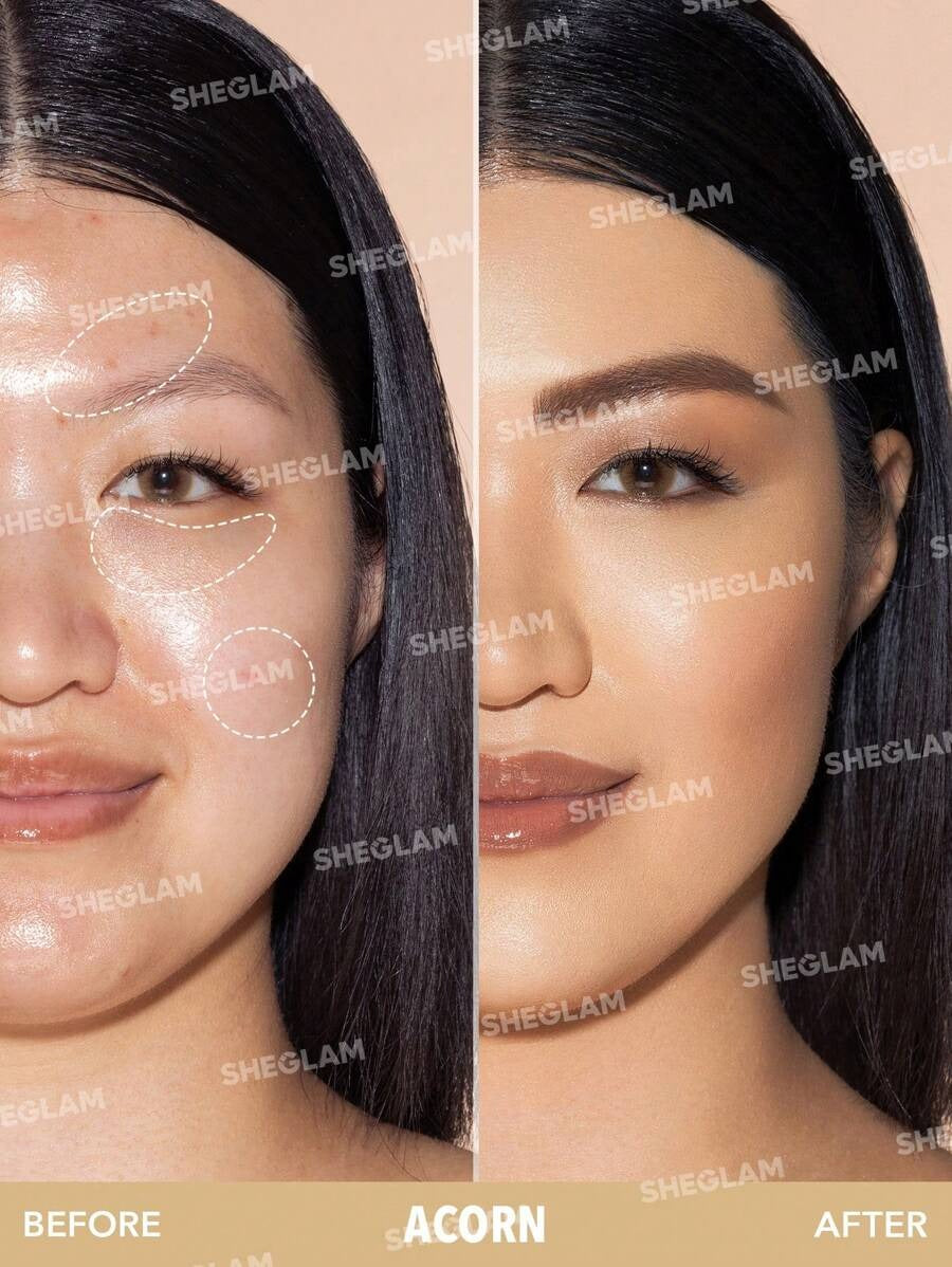 SHEGLAM Perfect Skin High Coverage Concealer Acorn درجة كونسيلر خافي عيوب