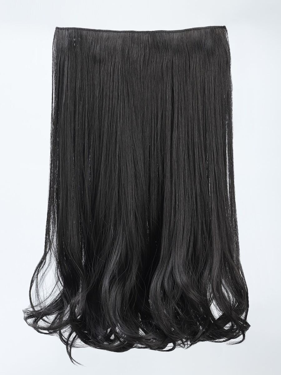SHEIN وصلة شعر بمشبك ستايل مموج طبيعي أسود